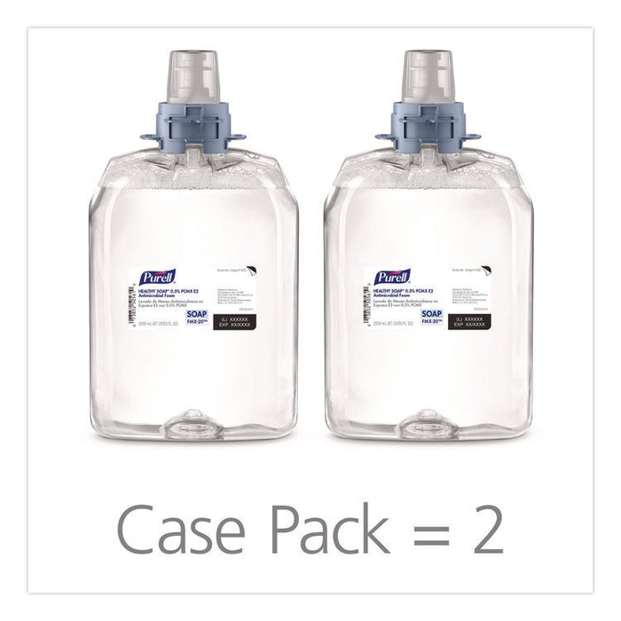 HEALTHY SOAP 0.5% PCMX E2 Antimicrobial Foam, Fragrance-Free, 2,000 mL, 2/Carton