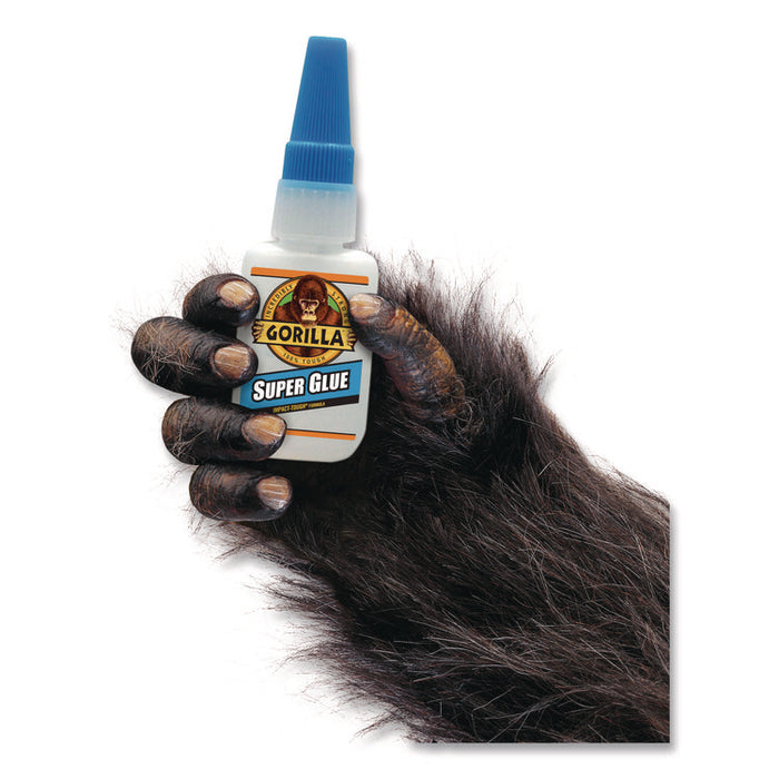 Super Glue, 0.53 oz, Dries Clear, 4/Carton