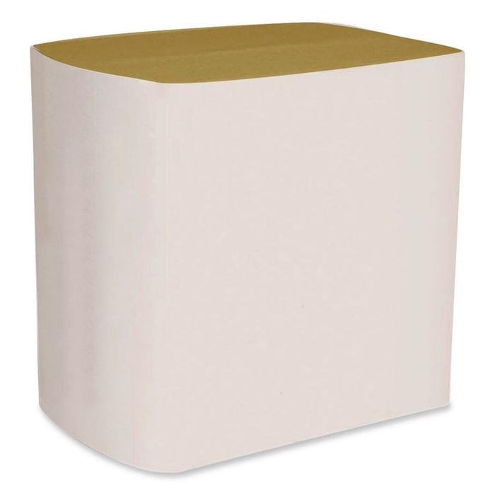Interfold Napkins, 1-Ply, 8.8 x 6.3, Kraft, 500/Pack, 12 Packs/Carton