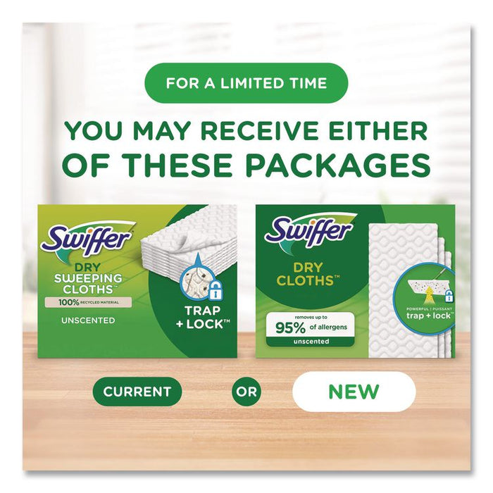 Dry Refill Cloths, 10.4 x 8, White, 52/Box, 3 Boxes/Carton