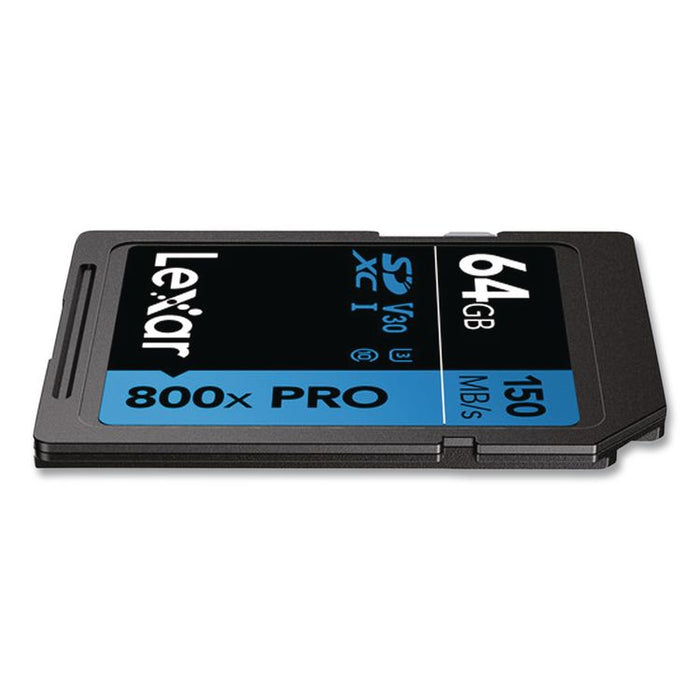 High-Performance PRO BLUE Series SDXC Memory Card, UHS-I V30 U1 Class 10, 64GB