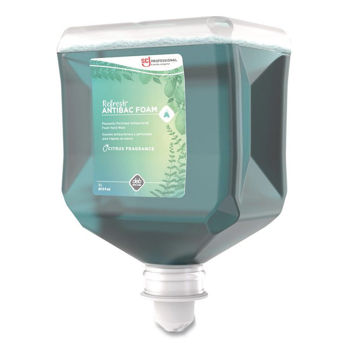 Refresh Foaming Hand Soap Refill, Citrus Scent, 2 L, 4/Carton