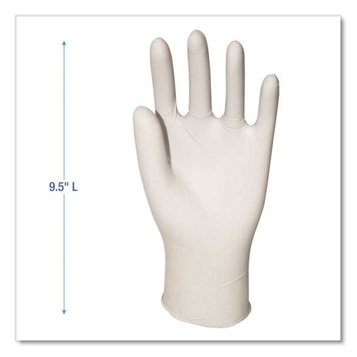 Powder-Free Synthetic Vinyl Gloves, X-Large, 4 mil Thick, 9.5" Long, Cream, 100/Box, 10 Boxes/Carton