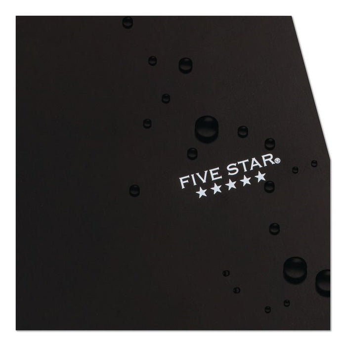 Wirebound Notebook, 1-Subject, Wide/Legal Rule, Black Cover, (100) 10.5 x 8.63 Sheets