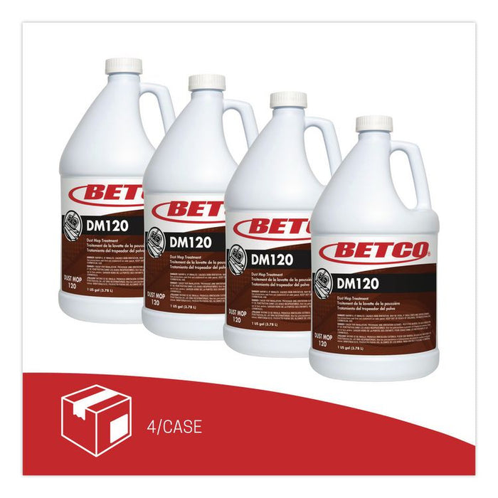 DM120 Mop Treatment, Banana Scent, 1 gal Bottle, 4/Carton