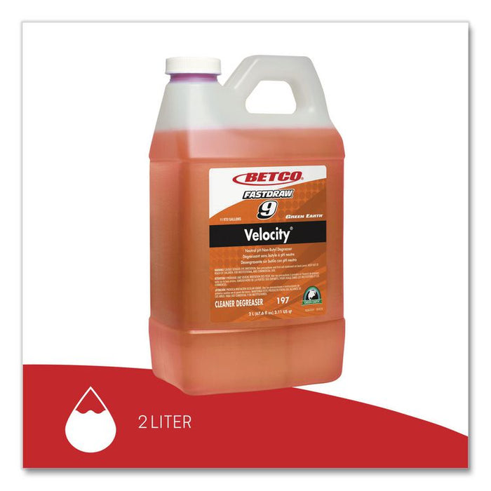Green Earth Velocity Degreaser, 67.6 oz Bottle, 4/Carton