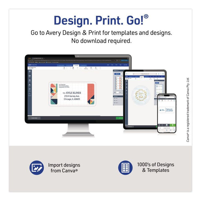 Inkjet CD Labels, Matte White, 40/Pack