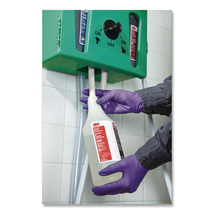 3-in-1 Floor Cleaner Concentrate 24A, Fresh Scent, 0.5 gal Bottle, 4/Carton