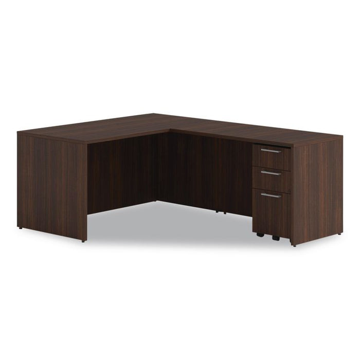 Alera Seville Series Return Shell, Reversible, 48" x 24" x 29", Mahogany