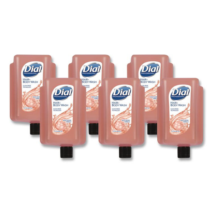 Hair + Body Wash Refill for Versa Dispenser, Neutral Scent, 15 oz, 6/Carton