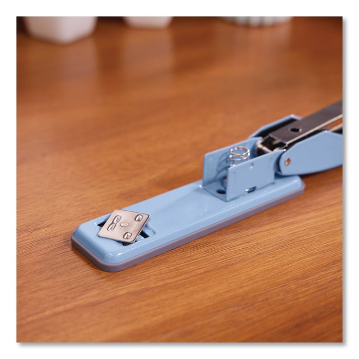 Cub Compact Metal Staplers, 20 Sheet Capacity, Electric Blue