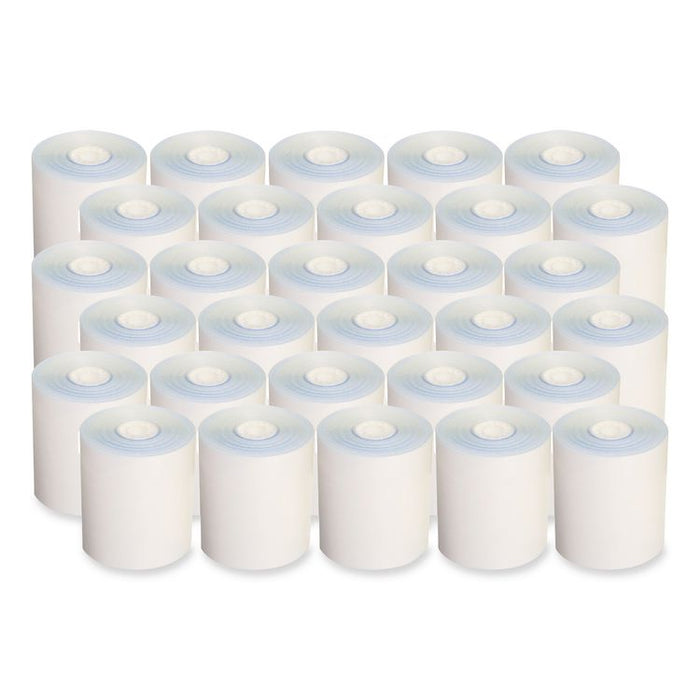 No Carbon Register Rolls, 3" x 90 ft, White/Yellow, 30/Carton