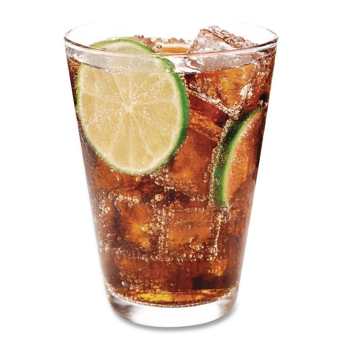 Comet Plastic Tumbler, Tall, 7 oz, Clear, 25/Pack, 20 Packs/Carton