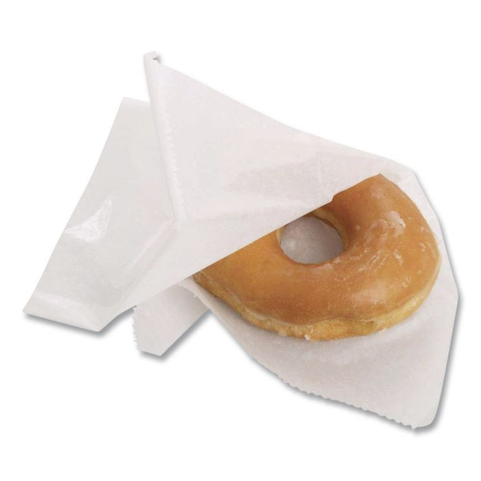 MarketWax Interfolded Dry Wax Deli Paper, 10.75 x 8, White, 500/Box, 12 Boxes/Carton