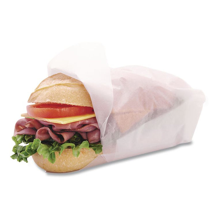 WF12 Interfolded Dry Wax Deli Paper, 12 x 10.75, White, 500/Box, 12 Boxes/Carton