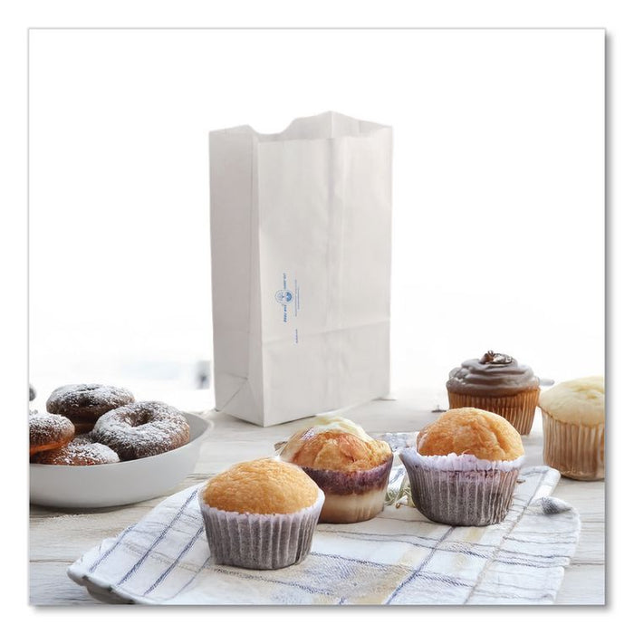 Dubl Wax SOS Bakery Bags, 6.13" x 4" x 12.38", White, 1,000/Carton