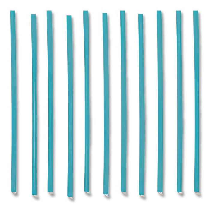 Marine Biodegradable Stir Straws, 5", PHA, Ocean Blue, 1,000/BX, 6 Boxes/Carton