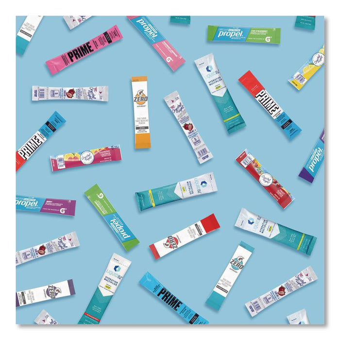 Drink Mixes Snack Box, 50 Assorted Mixes/Box