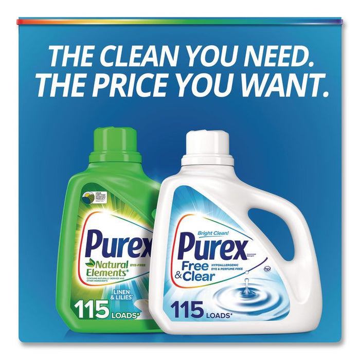 Free and Clear Liquid HE Laundry Detergent, Unscented, 75 oz Bottle