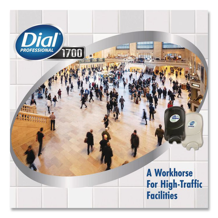 Dial 1700 Manual Dispenser, 1.7 L, 7.07 x 3.95 x 12.66, Smoke, 3/Carton