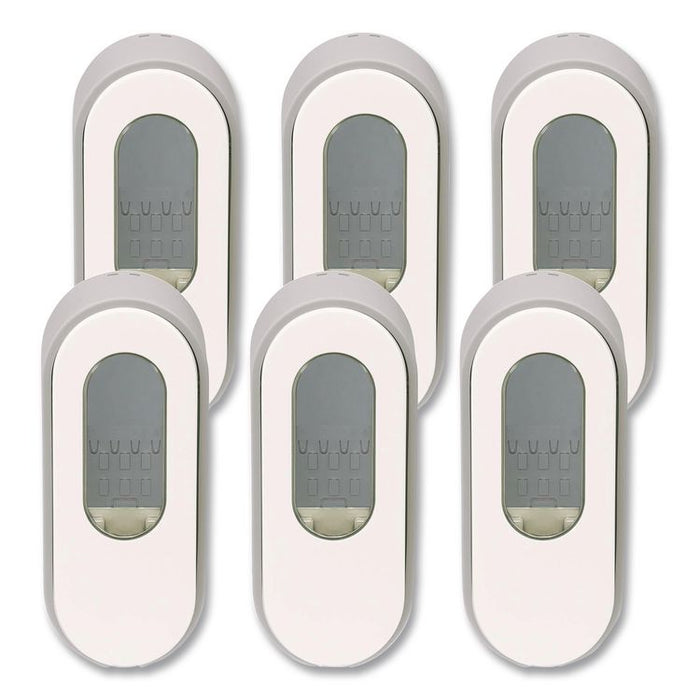 Versa Dispenser for Pouch Refills, 15 oz, 3.75 x 3.38 x 8.75, Light Gray/White, 6/Carton