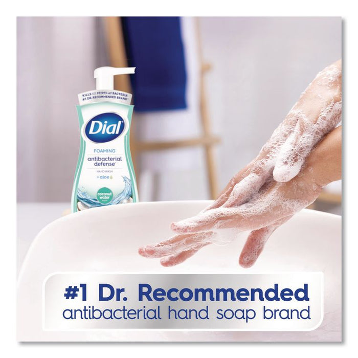 Antibacterial Foaming Hand Wash, Coconut Water Scent, 10 oz, 8/Carton