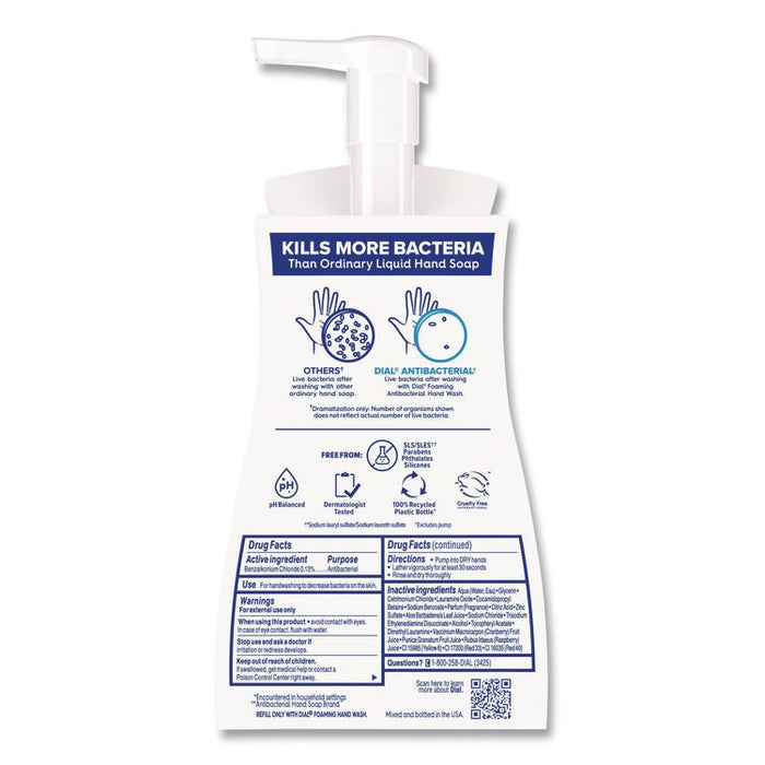 Antibacterial Foaming Hand Wash, Power Berries Scent, 10 oz, 8/Carton