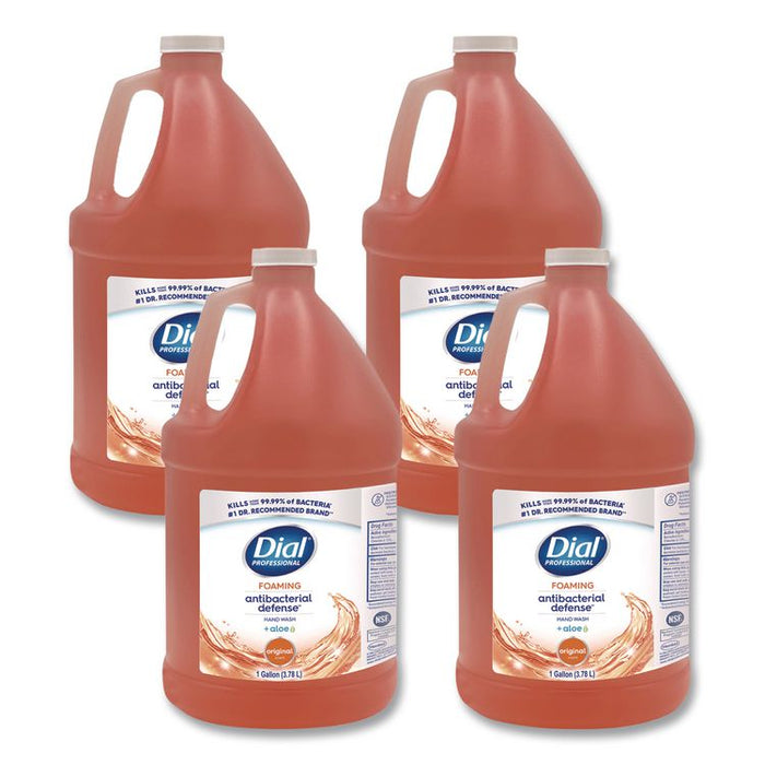 Antibacterial Defense Original Foaming Hand Wash, Plus Aloe, Original Scent, 1 gal, 4/Carton