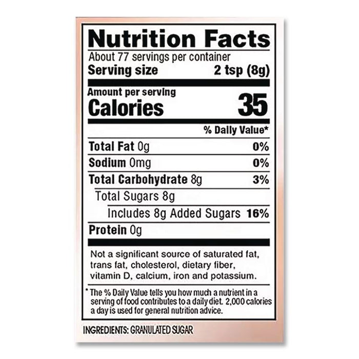 Pure Sugar Cane, 20 oz Canister, 3/Pack