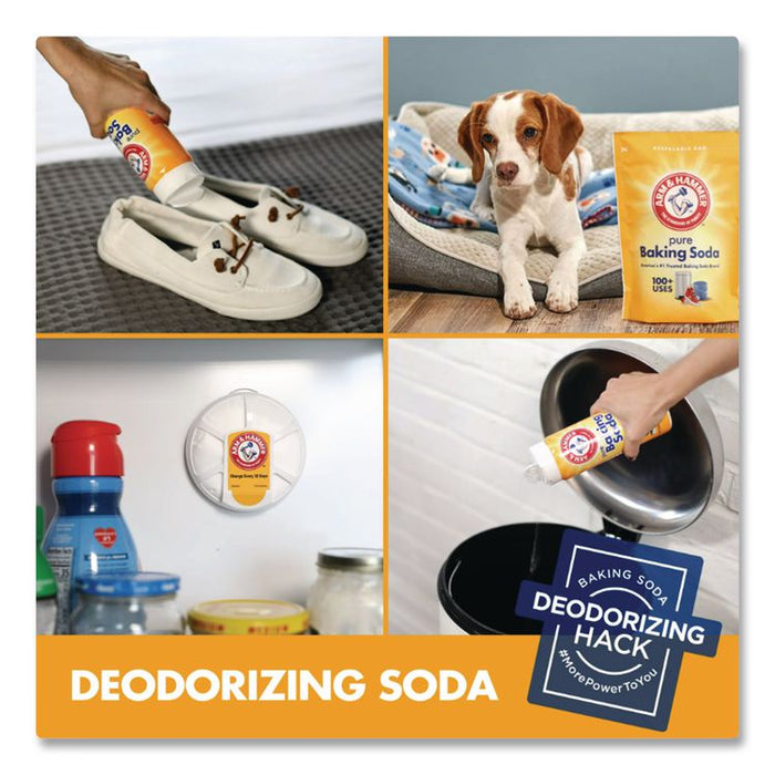 Fridge Fresh Baking Soda, Unscented, 5.5 oz, 8/Carton