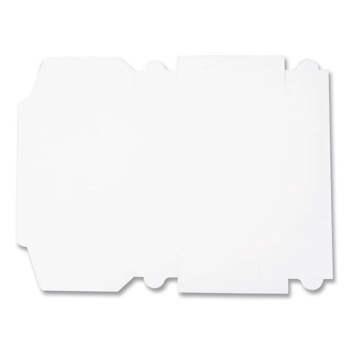 White One-Piece Non-Window Bakery Boxes, 1/4-Sheet Cake Box, 14 x 10 x 4, White, Paper, 100/Carton