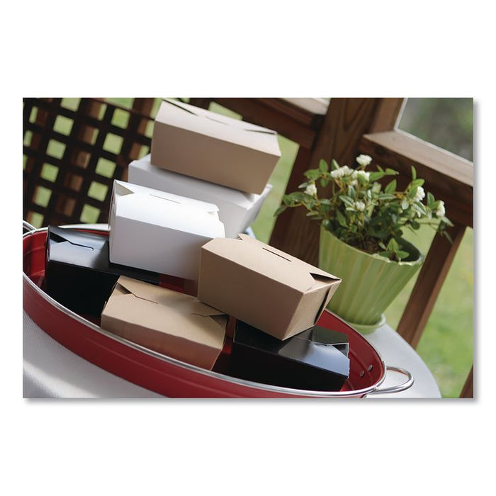 ChampPak Carryout Boxes, #1, 4.38 x 3.5 x 2.5, Brown, Paper, 450/Carton
