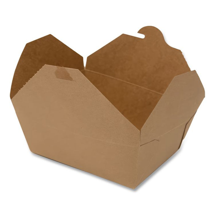 ChampPak Carryout Boxes, #3, 7.75 x 5.5 x 2.5, Brown, Paper, 200/Carton