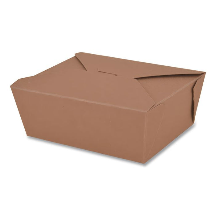 ChampPak Carryout Boxes, #3, 7.75 x 5.5 x 2.5, Brown, Paper, 200/Carton