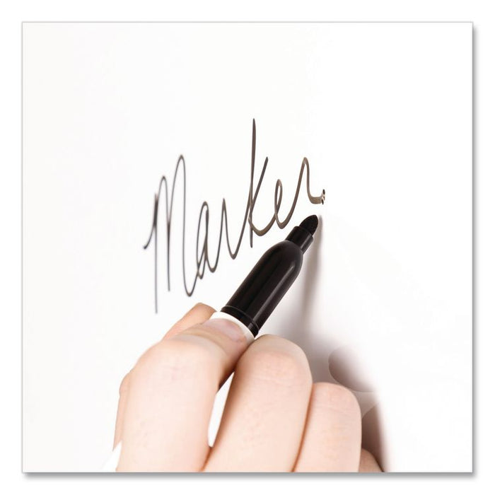 Floating Glass Dry Erase Board, 36" x 24" (Actual Size: 35" x 23"), White Surface