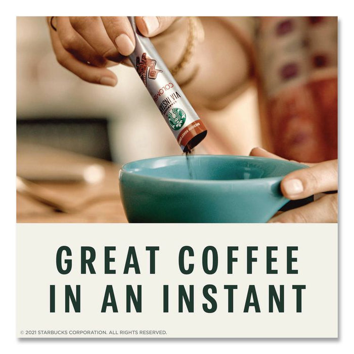 VIA Ready Brew Coffee, Colombia, 1.4 oz Packet, 8/Pack, 12 Packs/Carton