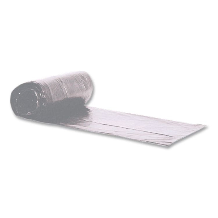 Linear Low-Density Can Liners, 56 gal, 1.7 mil, 43" x 48", Silver, 50/Carton