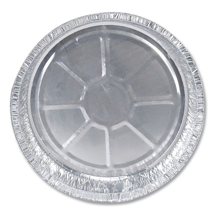 Round Aluminum Container, 24 oz., 7" Diameter, Silver, 500/Carton