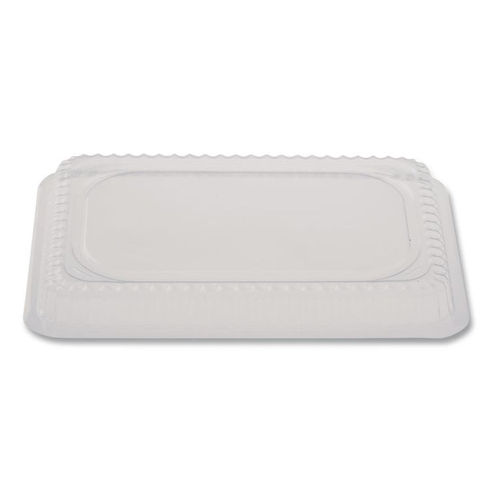 Plastic Dome Lids, Fits Oblong Pans 2061/2062, 8.25 x 5.88, Clear, 500/Carton