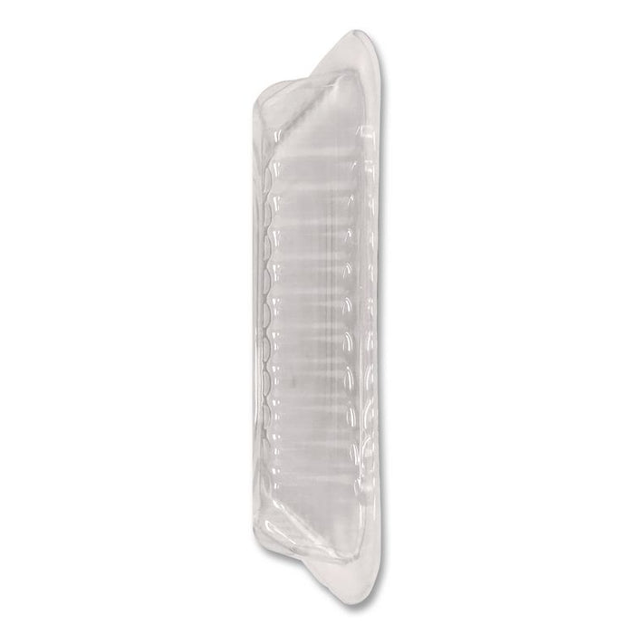 Plastic Dome Lids, Fits 1 lb Oblong Pan, Clear, 1,000/Carton