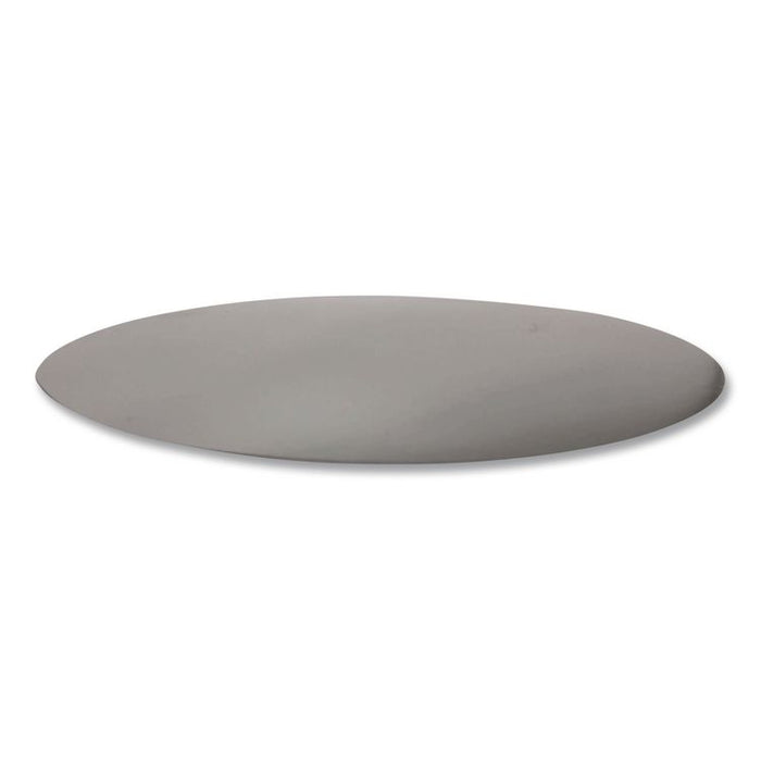 Foil Laminated Board Lids, 8.25" Diameter, Silver, Aluminum, 500/Carton