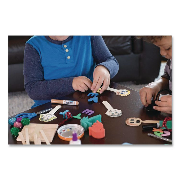 Wiggle Eyes Assortment, 0.27", 0.39", 0.47", 0.59", Black, 100/Pack