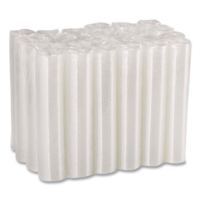 Plastic Portion Cup Lid, Fits 1.5 oz to 2 oz Cups, Clear, 100/Sleeve, 24 Sleeves/Carton