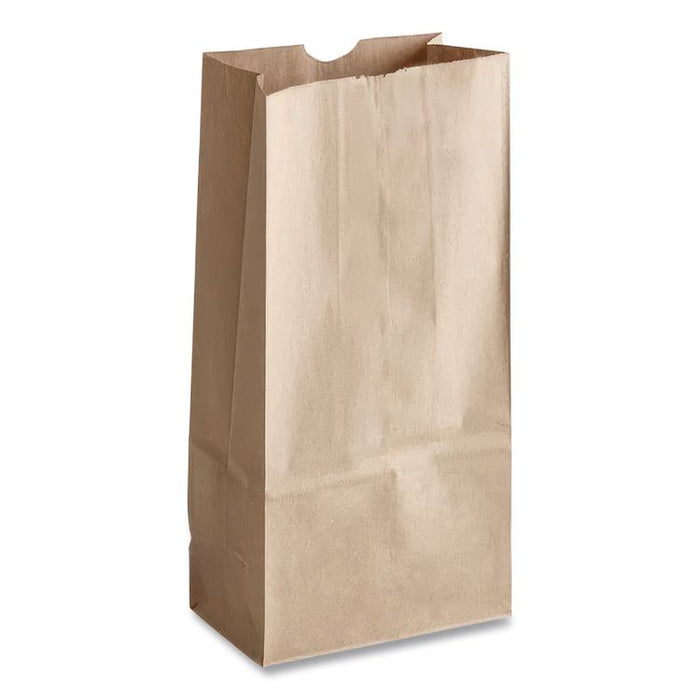 Grocery Paper Bags, 16# Size, Heavy-Duty, 50# Basis Weight, 7.75" x 4.75" x 16", Kraft, 500/Bundle