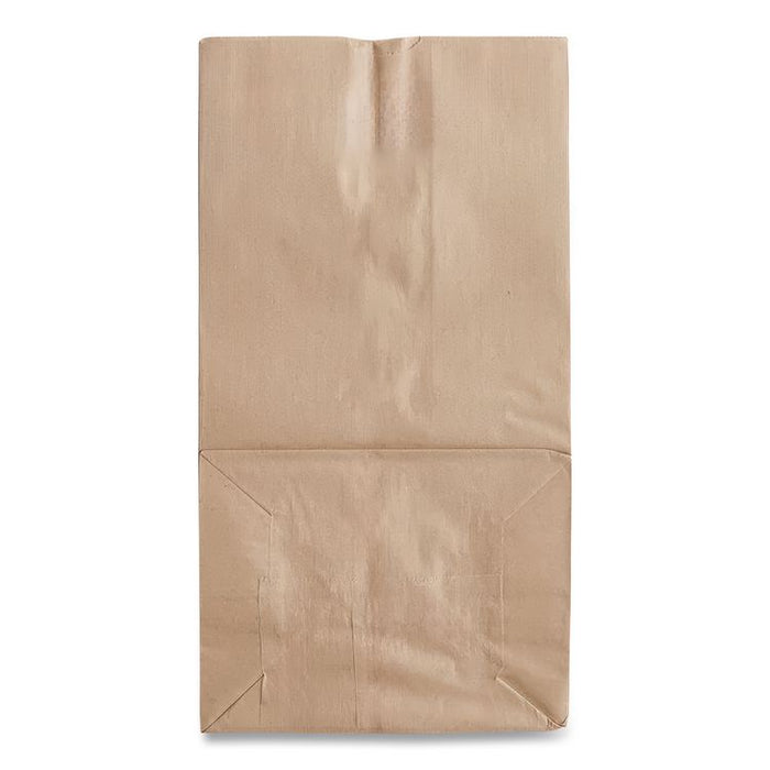 Grocery Paper Bags, 25# Squat Size, Extra-Heavy-Duty, 60# Basis Weight, 8.25" x 5.25" x 16.13", Kraft, 500/Bundle