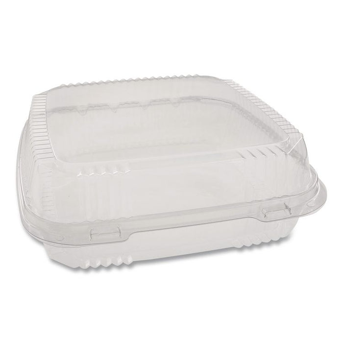ClearView SmartLock Hinged Lid Container, 9.22 x 8.88 x 2.91, Clear, Plastic, 200/Carton