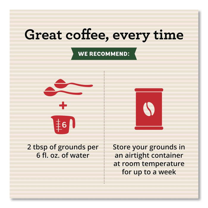 Port Side Blend Whole Bean Coffee, Medium Roast, 12 oz Bag, 6/Carton