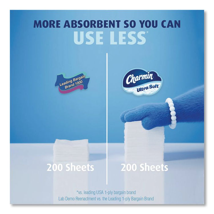 Ultra Soft Bathroom Tissue, Mega Roll, Septic Safe, 2-Ply, White, 208 Sheets/Roll, 12 Rolls/Pack, 5 Packs/Carton