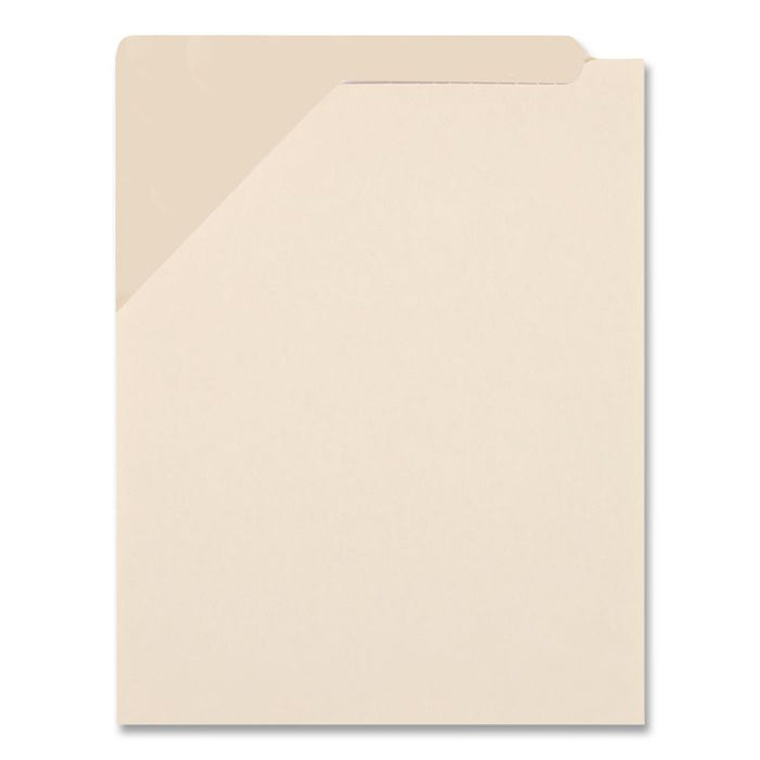 File Pocket, End Tab, Letter Size, Manila, 100/Box