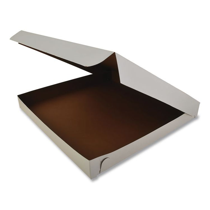 Lock-Corner Pizza Boxes, 16 x 16 x 1.88, White, Paper, 100/Carton
